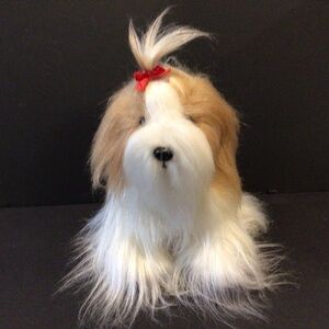 2/$20 Russ Shih Tzu Dog Plush Fluffy 9” Puppy